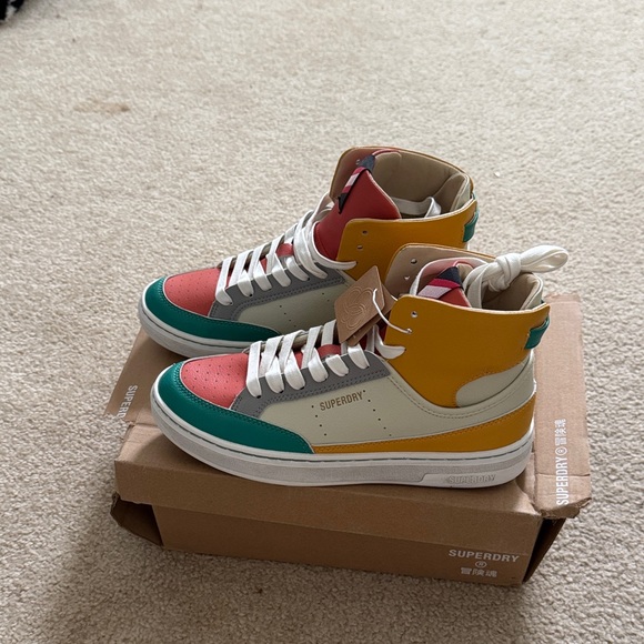 Superdry Shoes - Superdry Colorful High-Top Sneakers